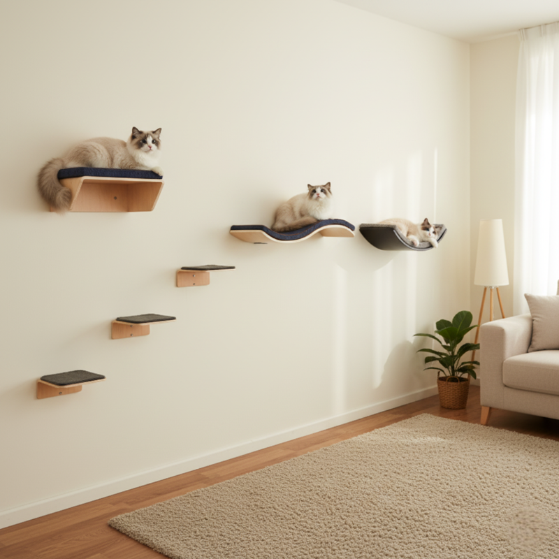 Étagères murale pour chat