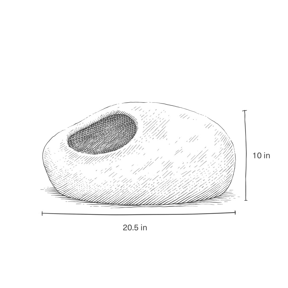 Niche pour chat en feutrine de laine