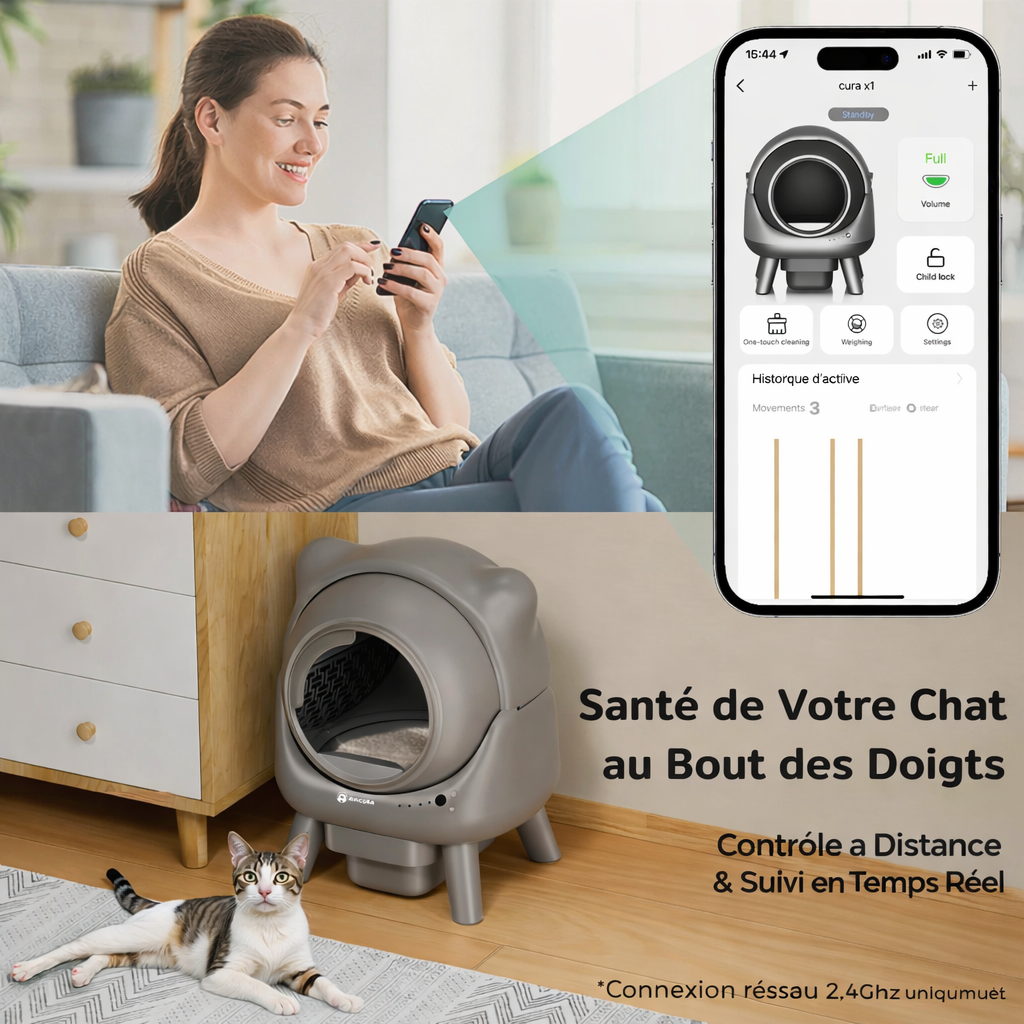 Amicura X1 — La litière automatique qui vous libère l’esprit