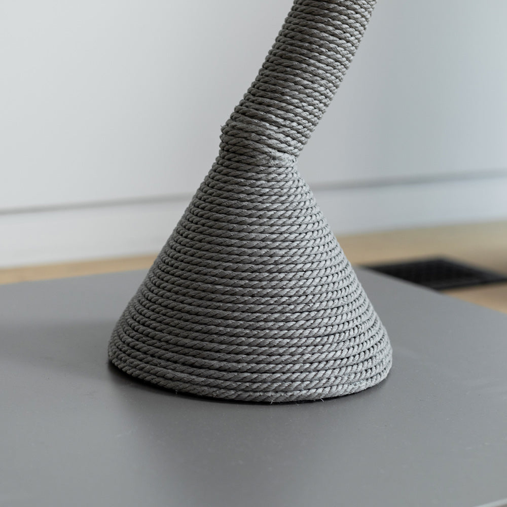 Arbre à chat en bois naturel avec paniers superposés et coussins amovibles – Modèle Ivy 2