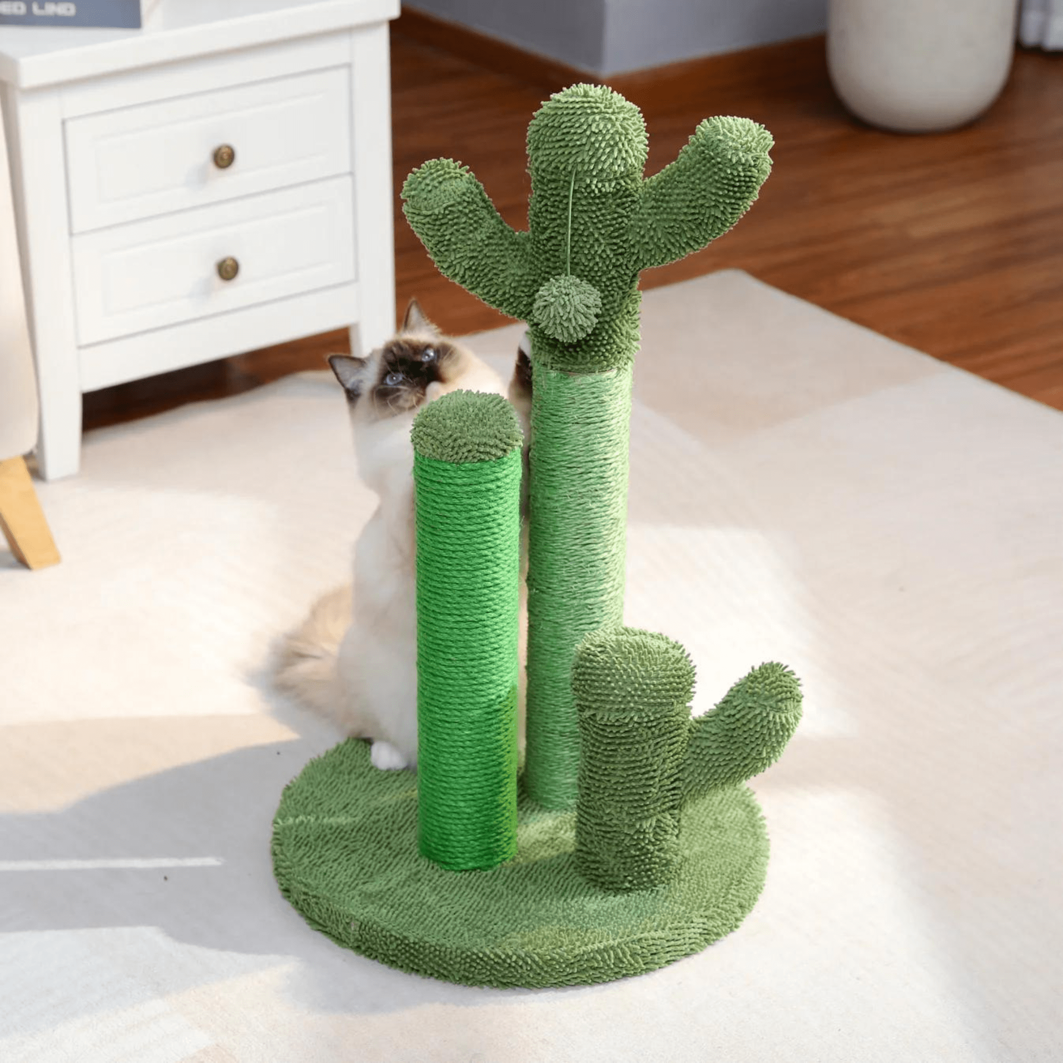 Griffoir pour chat en forme de cactus