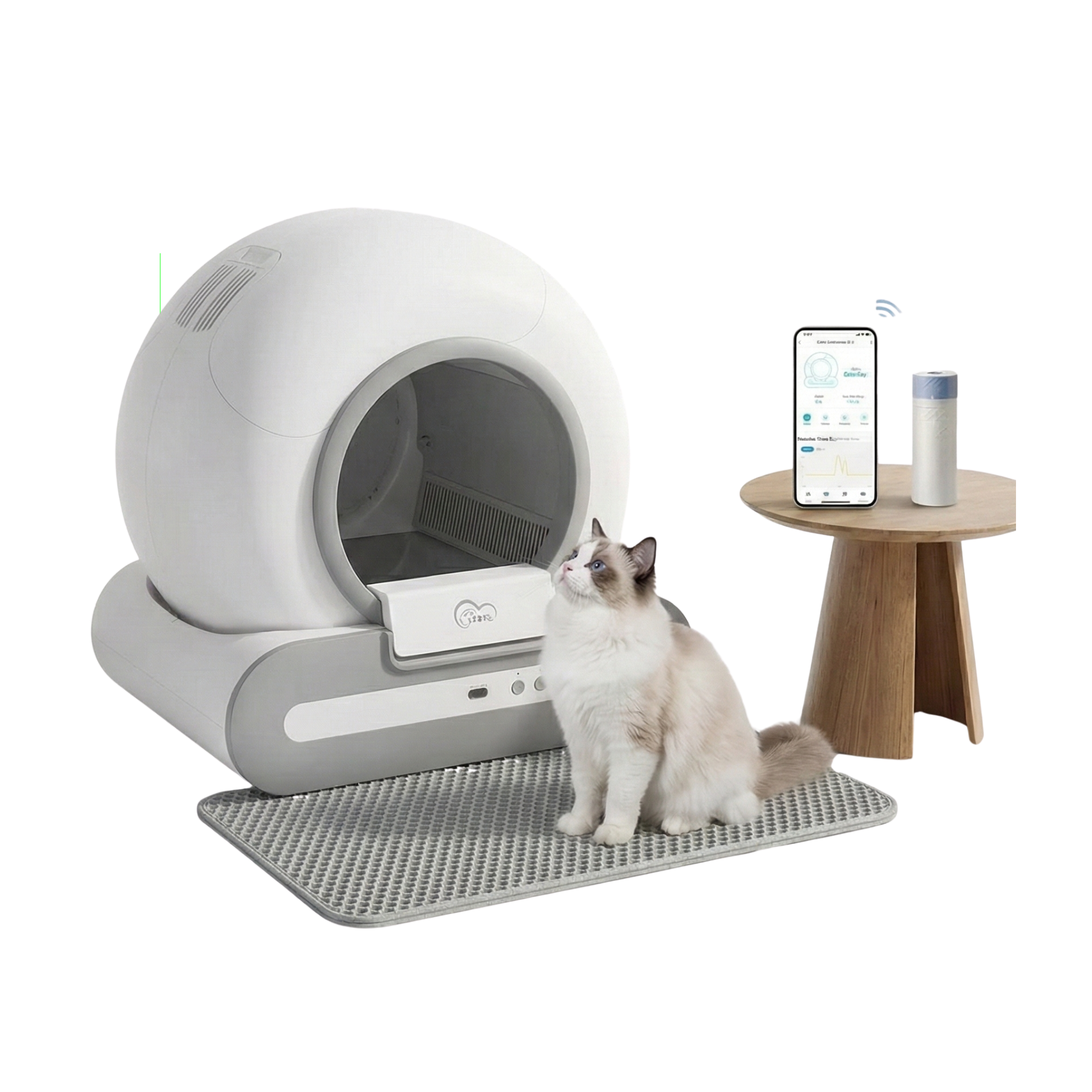 Litière autonettoyante connectée - Nettoyage automatique