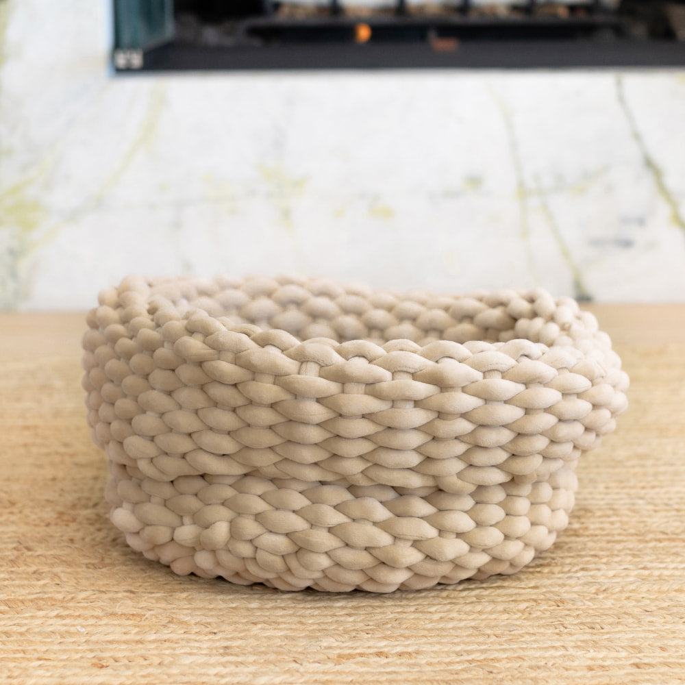 Lit pour chat en tissu doux et ajustable